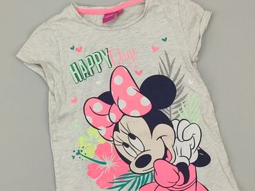 białe długie sukienki letnie: T-shirt, Disney, 5-6 years, 110-116 cm, condition - Good