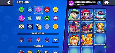 maraqlı profil şəkilləri: Brawl Stars hesabı – yüksək səviyyəli oyun profili - Kupa yolu: 30 — 7