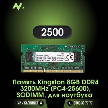 кредит ноутбук: Оперативная память, Новый, DDR4, Для ноутбука