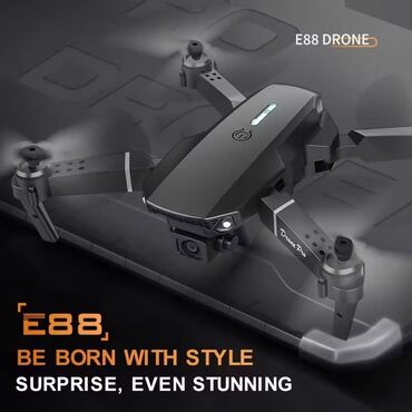 Dronovi: E88 Dron sa Dve Kamere, Funkcijom Povrata Jednim Klikom, WIFI na lalafo.rs — 7 Dronovi: E88 Dron sa Dve Kamere, Funkcijom Povrata Jednim Klikom, WIFI — 7