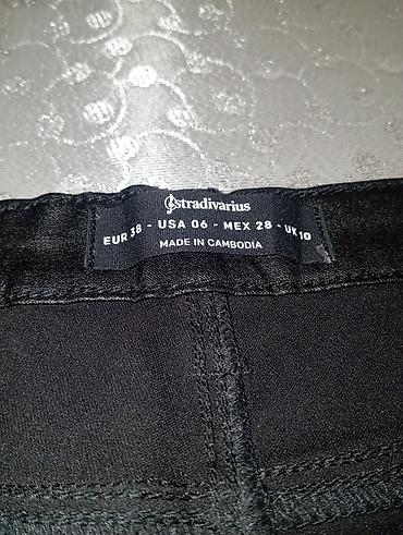 apple watch 8 41: Şalvar, Stradivarius, rəng - Qara — 3