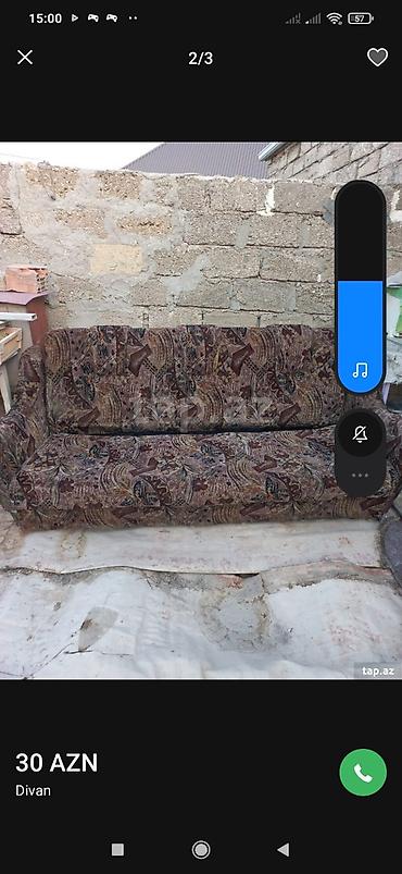 bag ucun divanlar: Məhsul: Divan - Ölçü: təxminən 3 nəfərlik, geniş oturacaq və arxalıq — 4