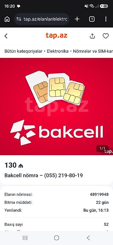 pavadok: Telefon nomresi satilir 0552198019 — 1