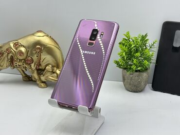 списанные телефоны бесплатно: Samsung Galaxy S9 Plus, Б/у, 256 ГБ, цвет - Розовый, 2 SIM