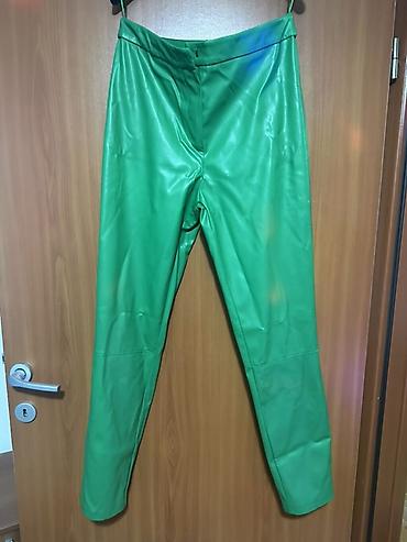 Kompleti: Zeleni komplet od eko‑kože (sako + pantalone) - Materijal: glatka — 4