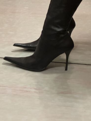 Çəkmələr: Çəkmə, Ölçü: 38, rəng - Qəhvəyi, İşlənmiş — 7