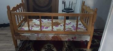 brend paket: Uşaq çarpayısı – massiv ağacdan - Material: tam ağac karkas, taxta — 2