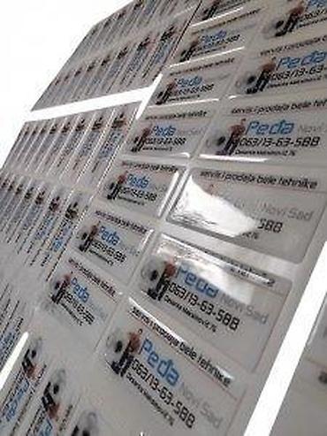 Reklamiranje, štampanje: Izrada REKLAMNIH STIKERA - po vašoj želji - 1187 📌 Opis: Izrada — 5