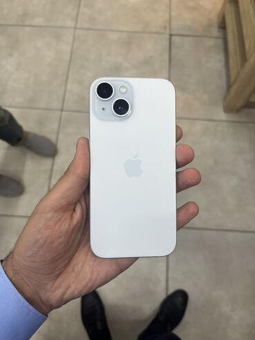 iphone 15 işlənmiş: IPhone 15, 128 GB, Ağ