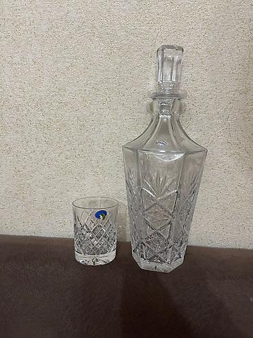 Digər dəstlər və servizlər: Bədii şüşə dekor dəsti - Material: qalın şüşə - Üstlük: parlaq qızılı — 5