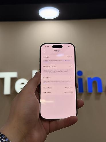 ayfon kreditle: IPhone 16 Pro, 256 GB, Natural Titanium, Zəmanət, Simsiz şarj, Face ID — 5