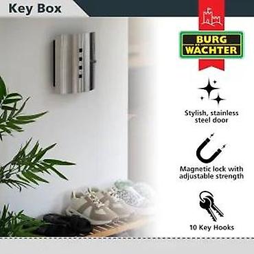 Kutije za odlaganje: Burg Wächter Key Box Quad – zidna kutija za ključeve - Moderan front — 20