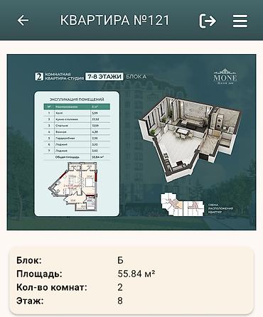 сдаю квартиру пмк: Здание, 56 м² — 2