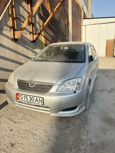 диски на королла: Toyota Allex / Runx (хэтчбек, 5 дверей), серебристый цвет кузова