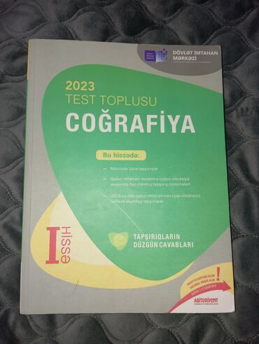 coğrafiya dim 2023 pdf: Coğrafiya test toplusu 1 hisə 2023 çuzi içi yazılıb səliqəli şəkildə