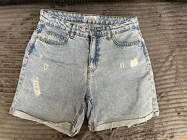 şortik kofta: Qadın alt geyim dəsti – 4 ədəd 1) DeFacto şortik – açıq mavi, denim — 1