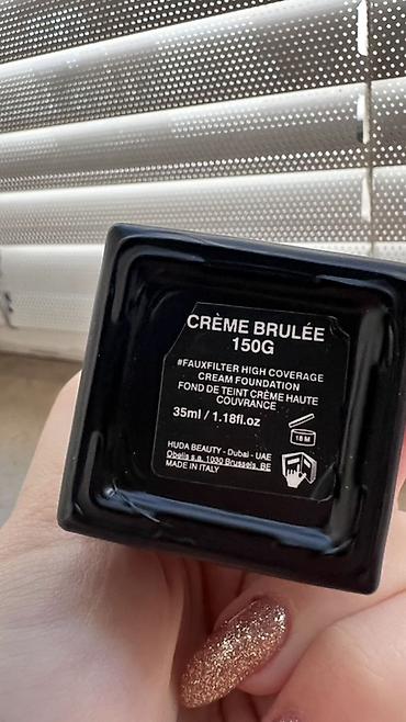 note tonal krem: Huda Beauty #FauxFilter High Coverage Cream Foundation – Crème Brulée — 3
