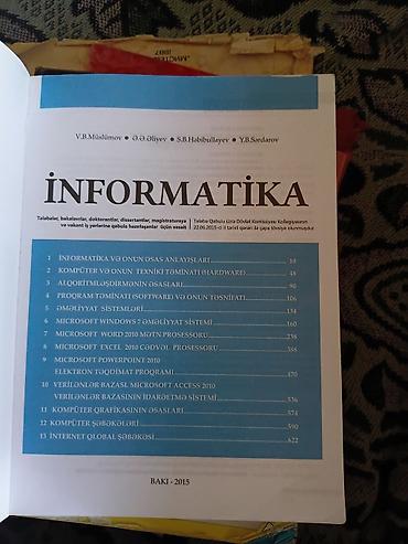 informatika pdf yukle: İnformatika 11-ci sinif, 2015 il — 2