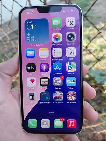 iphone 13 telefon: IPhone 13, 256 GB, Ağ, Face ID — 4
