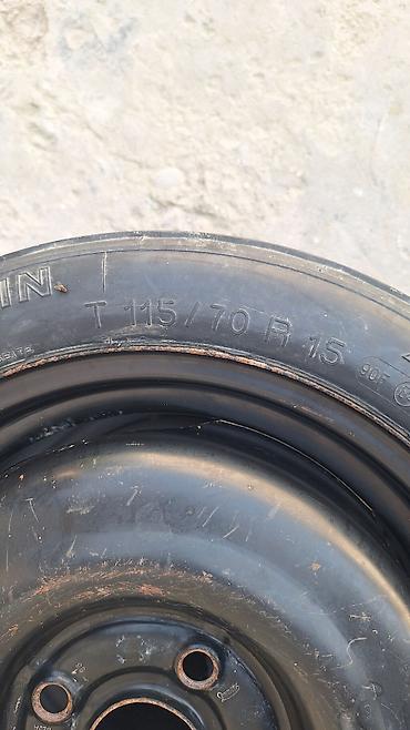 шины 225 70 15 с: Докатка Michelin на стальном диске - Размер шины: T115/70 R15 — 3