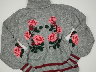 sweter z wiązaniem na plecach: Gina Tricot, Sweter damski, rozmiar S