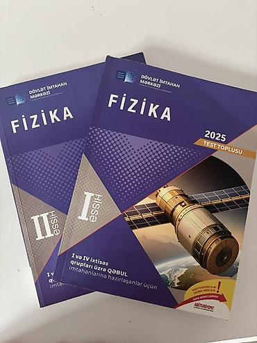 физика: Məhsul: Komplekt: 2 hissə (I və II)“Fizika 2025 – Test Toplusu” — 1