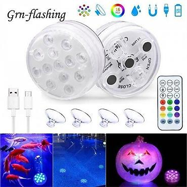 intex: PODVODNE lampa RGB Vodootporno 13ld/3W sa daljinskim RF. Kontakt tel — 6