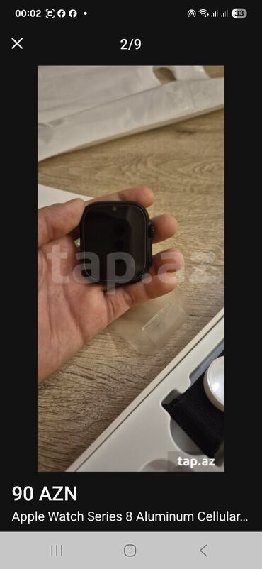 Smart saatlar: Smart saat, Sensor ekran, rəng - Qara — 8