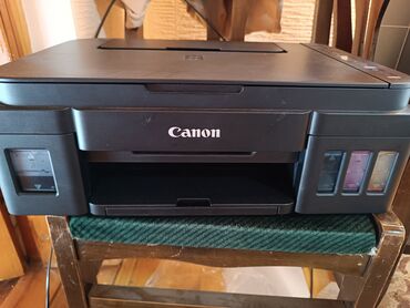 canon printer: Printer 🖨️ Canon G3415 rəngli az işlənmiş, telefona qoşulur wi-fi