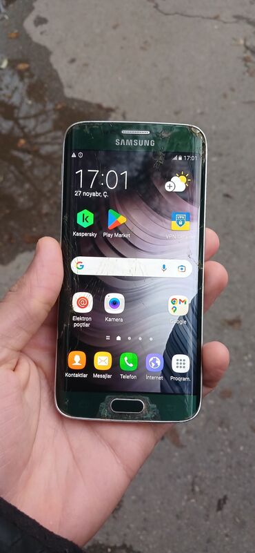 telefonlar 2ci el: Samsung Galaxy S6 Edge, 32 GB, Düyməli, Barmaq izi