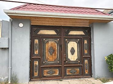 qapı paneli: Papağ ilə birlikdə Dəmir darvaza – ikitərəfli, dekorativ panelləri və — 1