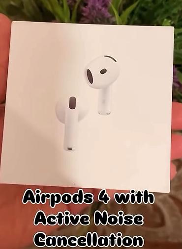 jbl tws 4 оригинал: Airpods 4 Active Noice Cancellation
Amerikadan gətirilib — 1