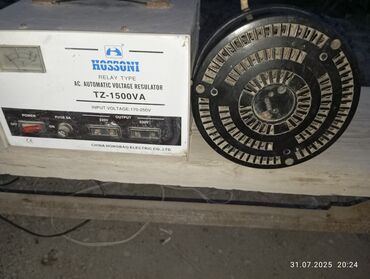işləmiş qaplar: Hossuni markalı, TZ-1500VA model avtomatik gərginlik tənzimləyicisi