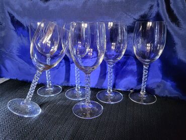 Čaše: Case nove za vino kristal,led kristal d'Argues Francuska 80,90te god — 3