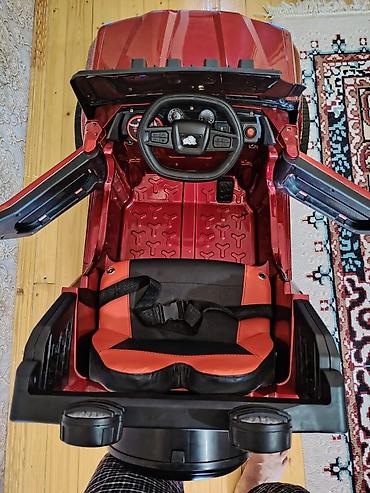 uşaq masini: Uşaqlar üçün elektrikli minik maşını – Lexus üslubunda, qırmızı rəng — 6