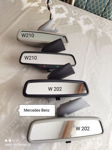 Avtomobilin yan güzgüləri: Mercedes Benz salon güzgüləri . Həzi Aslanov metrosu yaxınlığında — 2