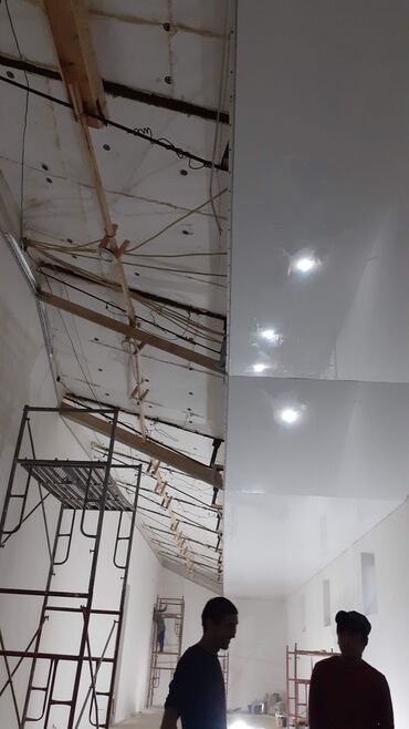 Натяжной потолок: Натяжной потолок Матовое, 3D потолки, Глянцевое Бесплатный замер, Гарантия, Монтаж — 5