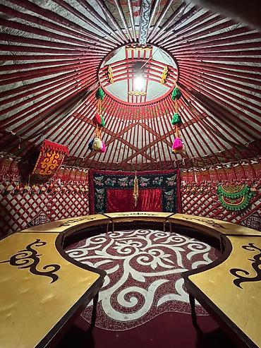 Аренда юрт: Аренда юрты, Каркас Деревянный, 85 баш, Казан, Посуда, С полом — 13