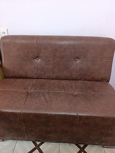 mətbəxt divanı: Mini-divan, İşlənmiş, Açılmayan, Bazasız, Süni dəri — 1