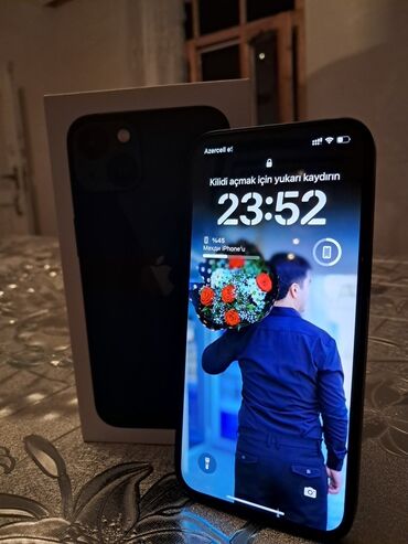 Apple iPhone: IPhone 13, 128 GB, Qara, Face ID