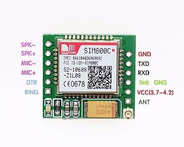 internet modem: SIM800C Mini GSM/GPRS Modulu – IMEI qeydiyyatlı Arduino və Raspberry — 2