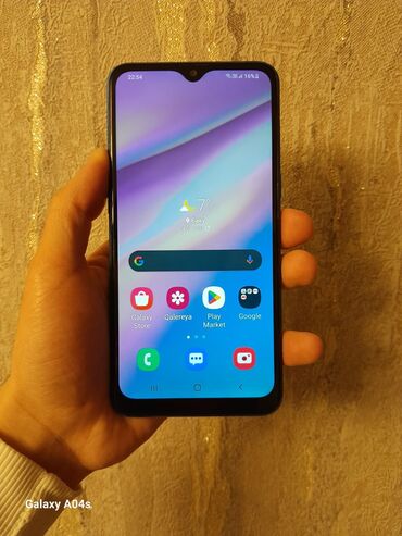 Samsung: Samsung Galaxy A10s, 32 GB, rəng - Göy, Sensor, Barmaq izi, İki sim kartlı