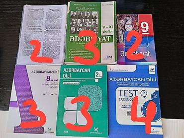 Tədris ədəbiyyatı: Azərbaycan dili və ədəbiyyat üzrə dərslik və test topluları dəsti — 1
