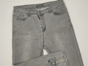 gray baggy jeans: Jeansy damskie, L