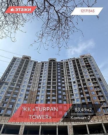 2022: 2 комнаты, 83 м², Элитка, 12 этаж — 1