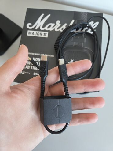 Qulaqcıqlar: Simsiz (Bluetooth) Qulaqcıqlar, Marshall, rəng - Qara — 7