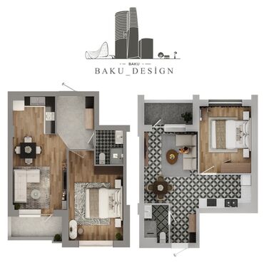 3D Maketlerin plan layihələrin MTK MMC Residence - lərin