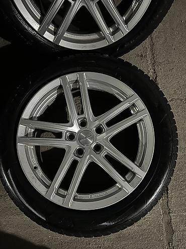 good year: 225\55R17. 5х112 Комплект дисков Dezent на зимней резине Goodyear — 6