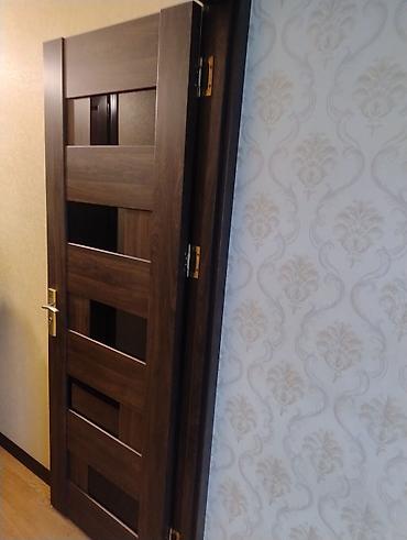 ikinci əl avropa qapıları: Evro sjikolad rəngdə, şüşəli daxili otaq qapısı — 2