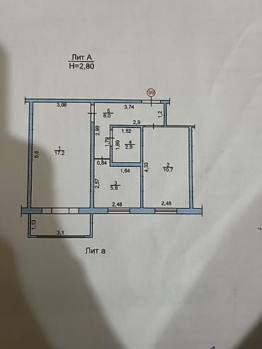 Продажа квартир: 2 комнаты, 42 м², Вечерка 104 серия, 5 этаж, Косметический ремонт — 11